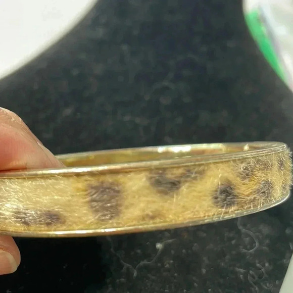 Vintage leopard real hair bangel - Picture 5 of 9